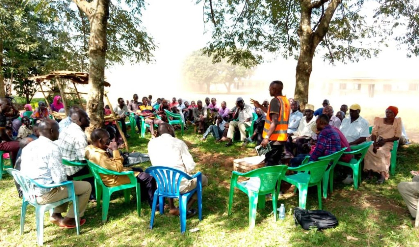 RMM officials conduct community sensitization in the villages of Magada, Namwogi and Mbaale in Imanyiro Sub Sounty, Mayuge District.